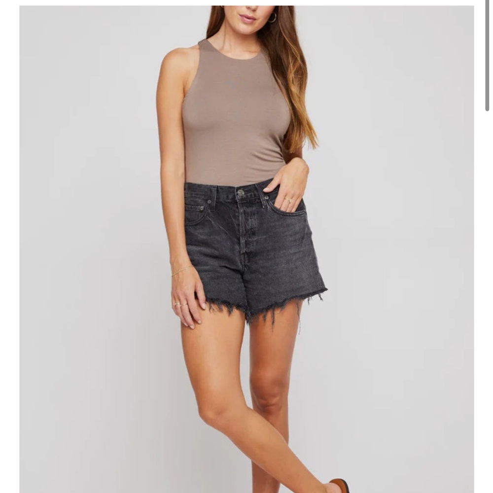 Gentle Fawn Taupe High Neck Tank Top